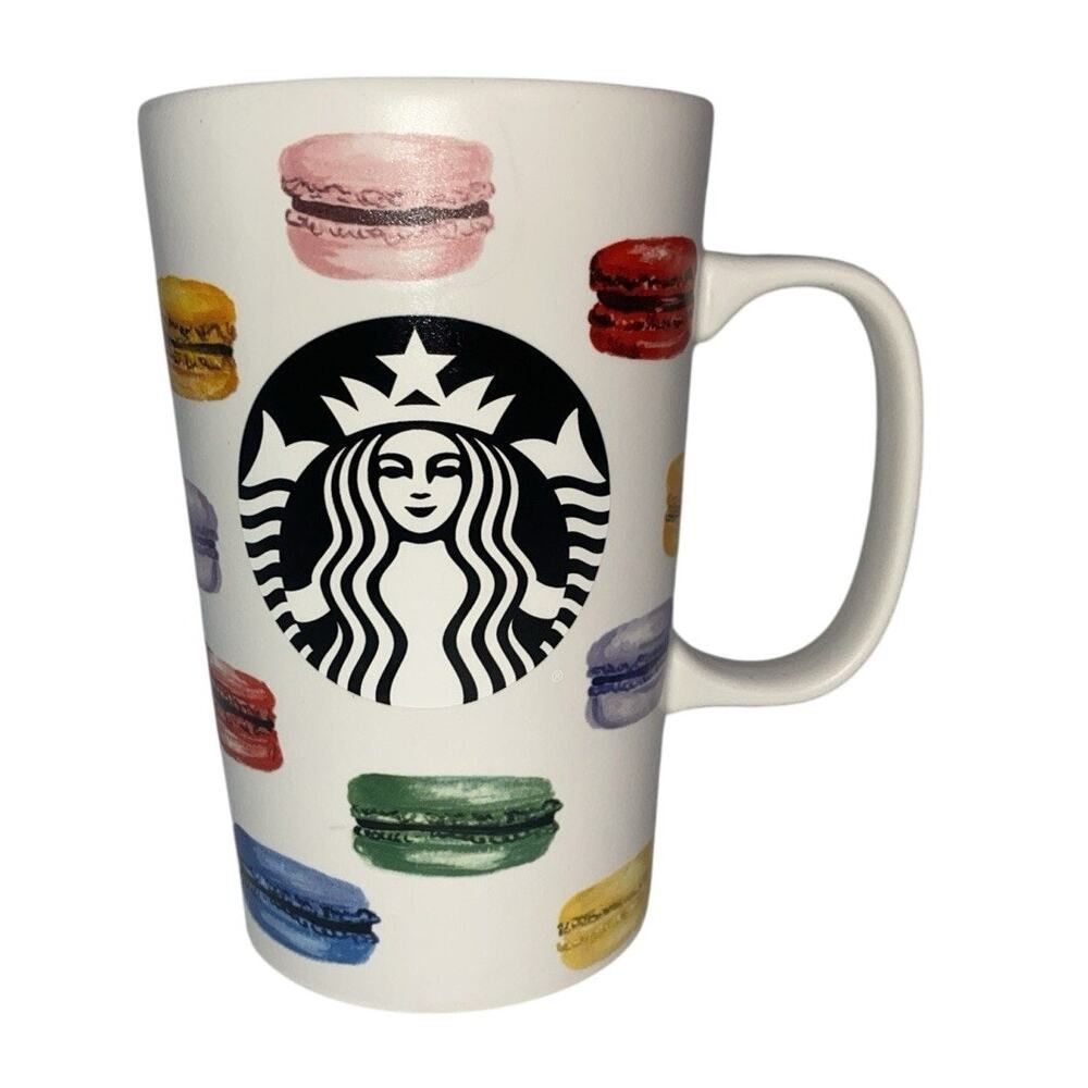 Starbucks Coffee 16oz Mug French Macaroons 2015